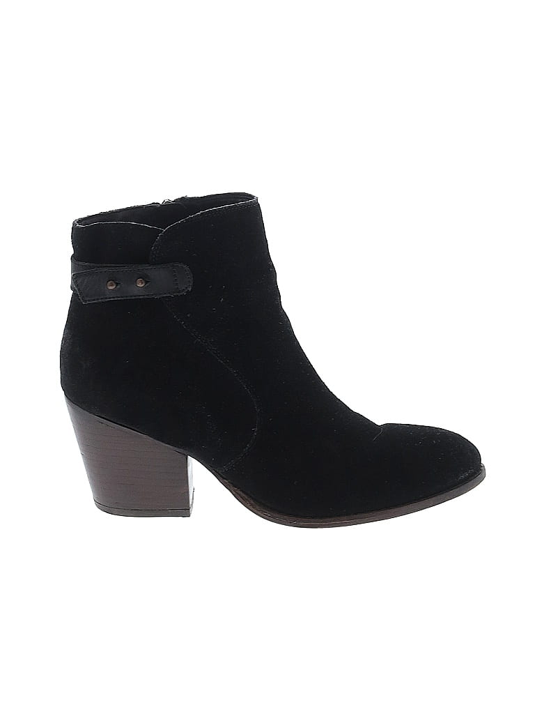 Sam Edelman 100% Leather Black Ankle Boots Size 7 1/2 - photo 1