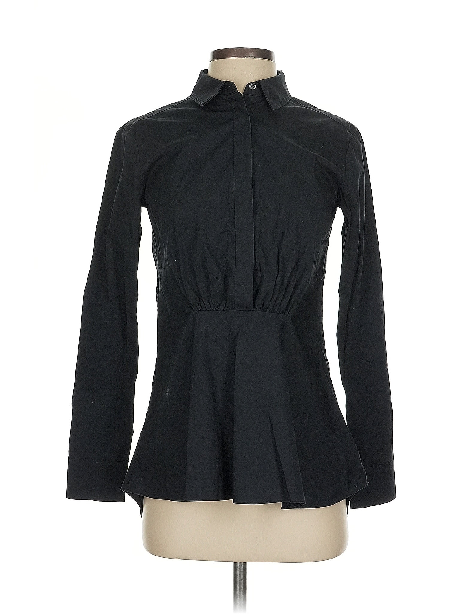 Thakoon Black Long Sleeve Blouse Size 0