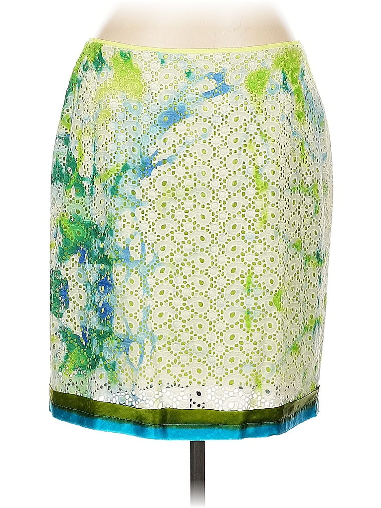 Pre-owned Elie Tahari Casual Skirt In Green