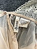 Indira 100% Polyester Ivory Sleeveless Blouse Size 7 - photo 6