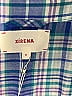 Xirena 100% Cotton Blue Short Sleeve Blouse Size S - photo 7
