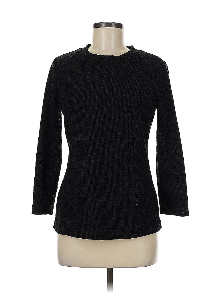 Pre-owned Ann Taylor Pullover Sweater In Black
