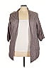 Dana Buchman Tan Gray Cardigan Size XXL - photo 1