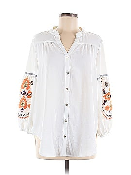 Fig And Flower 3/4 Sleeve Blouse