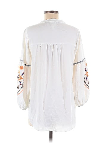 Fig and Flower 3/4 Sleeve Blouse (view 2)