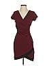 Almost Famous Burgundy Cocktail Dress Size S - photo 1