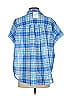 Xirena 100% Cotton Blue Short Sleeve Blouse Size S - photo 2