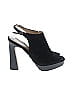 Kenneth Cole New York 100% Leather Black Heels Size 8 1/2 - photo 1