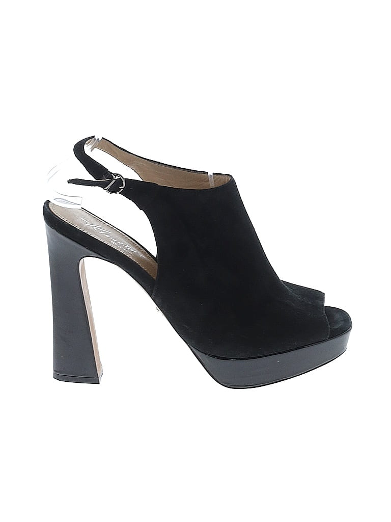 Kenneth Cole New York 100% Leather Black Heels Size 8 1/2 - photo 1