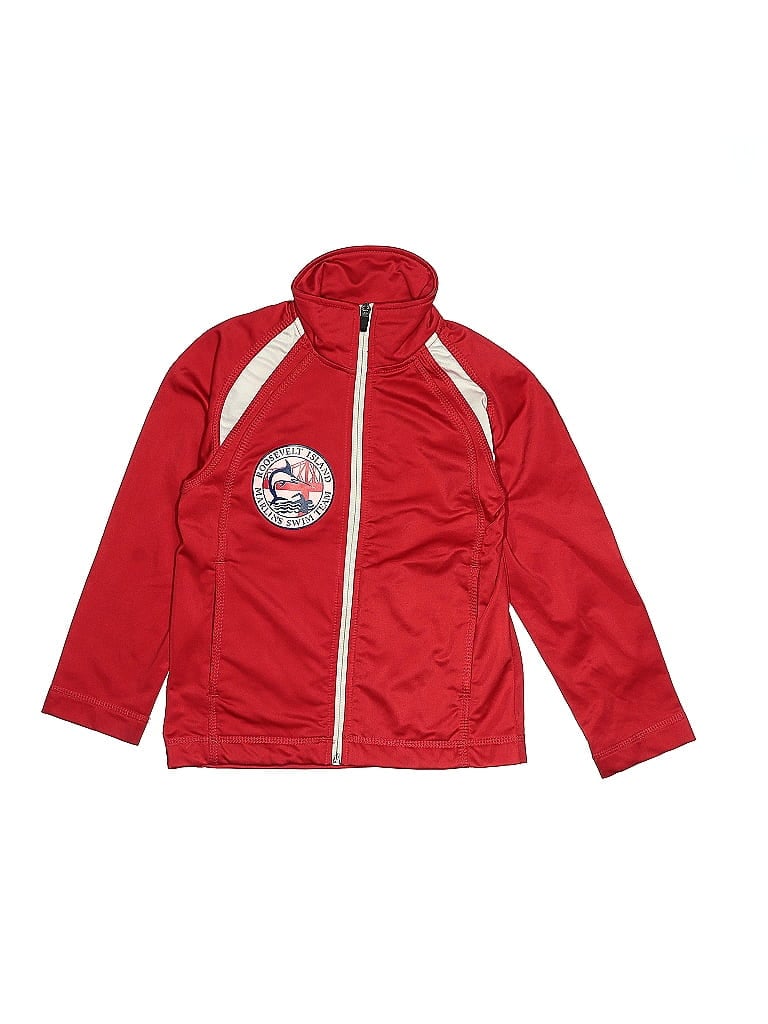 Sport-Tek 100% Polyester Solid Red Track Jacket Size X-Small  (big kids) - photo 1
