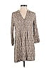 Fossil Brown 3/4 Sleeve Blouse Size S - photo 1