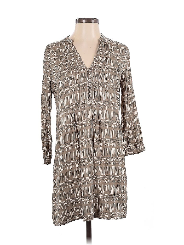 Fossil Brown 3/4 Sleeve Blouse Size S - photo 1