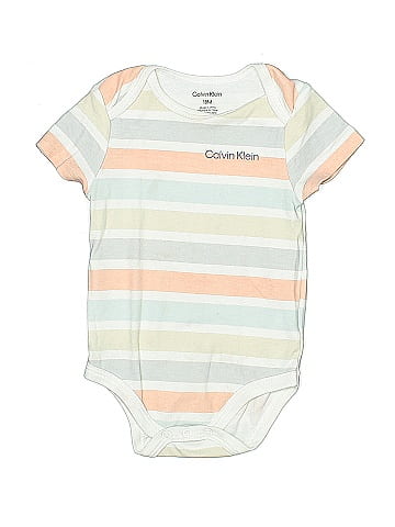 Calvin Klein Short Sleeve Onesie (view 1)