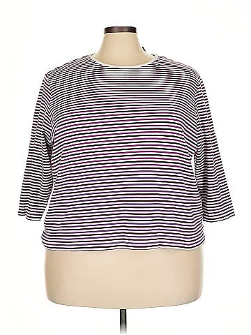 Karen Scott Sport 3/4 Sleeve T-Shirt (view 1)