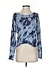 Faherty 100% Linen Tie-dye Blue Pullover Sweater Size S - photo 1