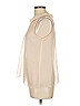 Indira 100% Polyester Ivory Sleeveless Blouse Size 7 - photo 4