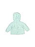 First Impressions Green Blue Zip Up Hoodie Size 3-6 mo - photo 1