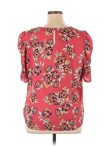 Sharagano Short Sleeve Blouse (view 2)