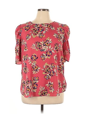 Sharagano Short Sleeve Blouse (view 1)