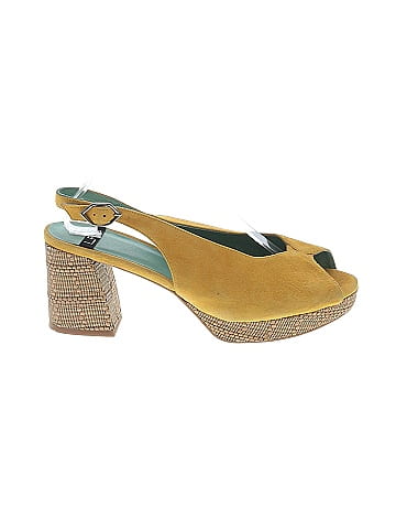 Chie Mihara Tropical Green Heels Size EU 38 1/2