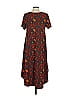 Lularoe Paisley Brown Casual Dress Size XS - photo 2