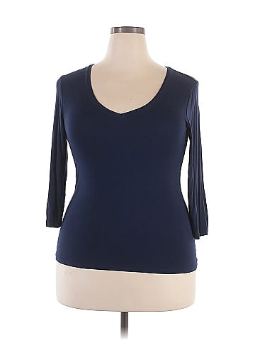 Saks Fifth Avenue 3/4 Sleeve T-Shirt (view 1)