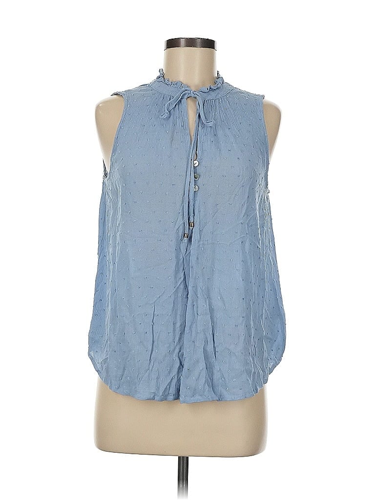 Pre-owned Pink Clover Sleeveless Blouse In Blue