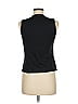 CARMiN Black Faux Leather Top Size M - photo 2