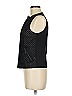 CARMiN Black Faux Leather Top Size M - photo 5