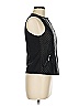 CARMiN Black Faux Leather Top Size M - photo 4