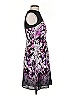 Coast 100% Recycled Polyester Print Purple Cocktail Dress Size 4 - photo 4