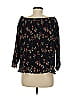 Entro 100% Polyester Black 3/4 Sleeve Blouse Size M - photo 2
