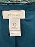 Chico's 100% Polyester Tweed Blue Green Blazer Size Sm (0) - photo 6