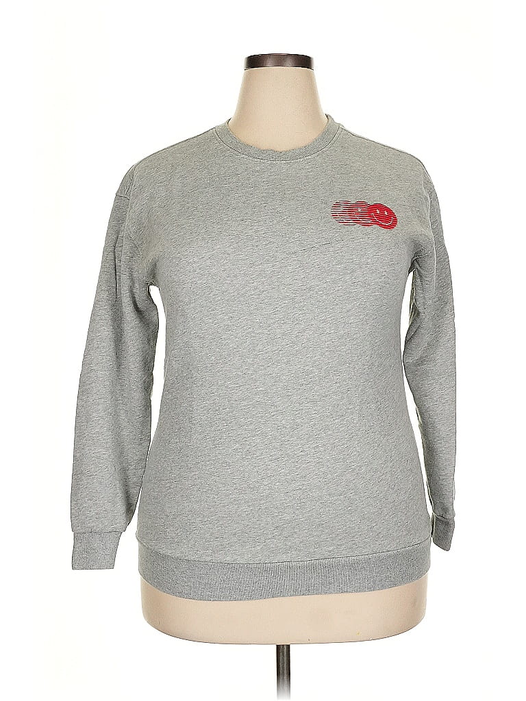 Pre-owned Assorted Brands Sweatshirt In Gray