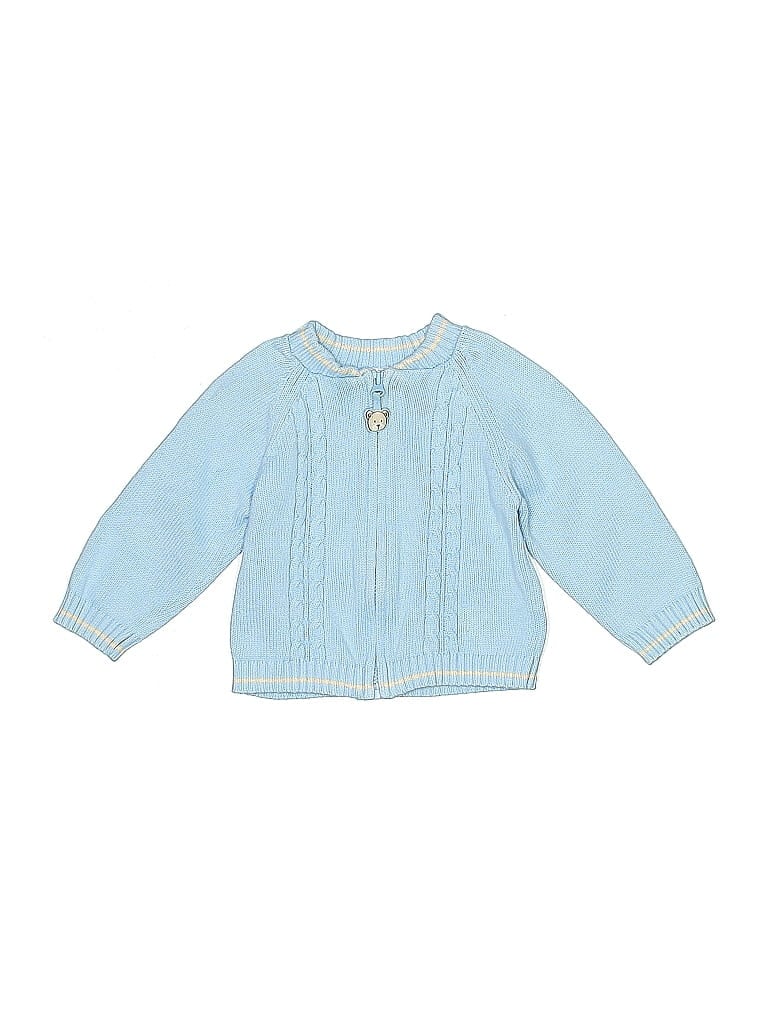 Carter's 100% Cotton Blue Cardigan 6-9 MO / 9 MO - photo 1