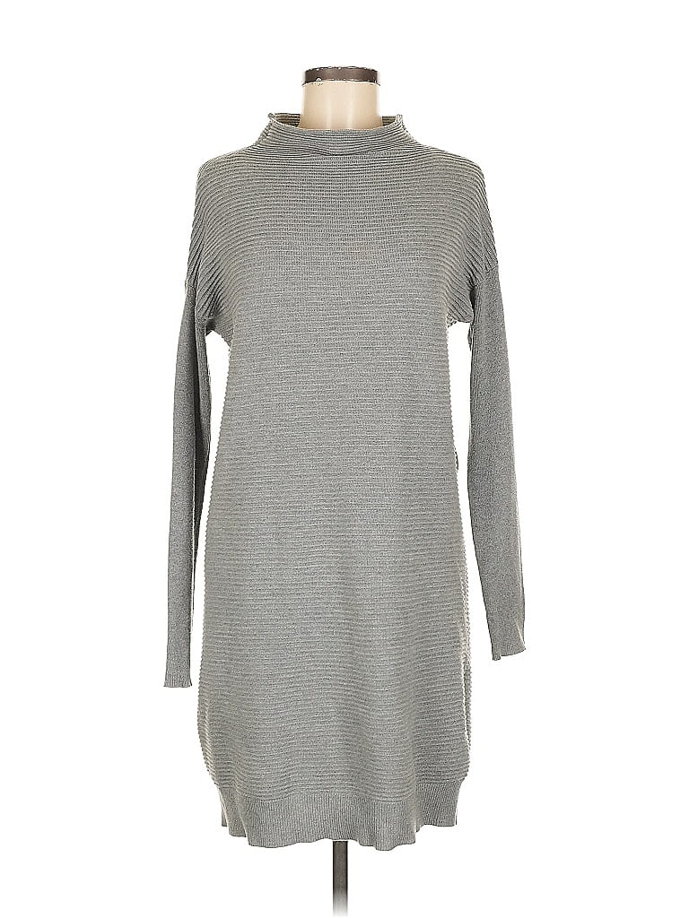 Pre-owned Just Fab Casual Dress In Gray