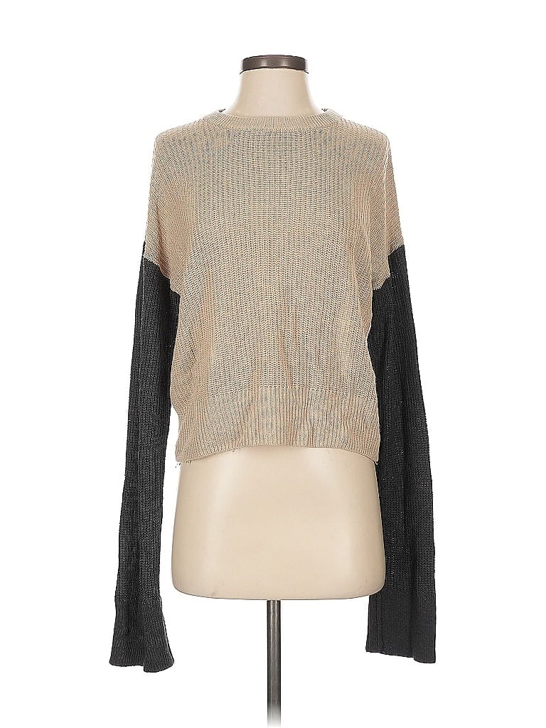 Pre-owned Splendid Pullover Sweater In Brown