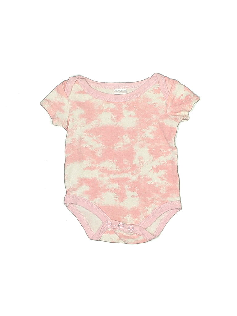 Click to view more detailed imagery on our partner's website Pre-owned Baby Kiss Babies' Short Sleeve Onesie In Pink