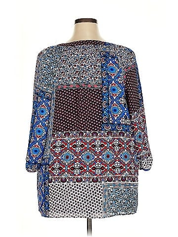 Sharagano 3/4 Sleeve Blouse (view 2)