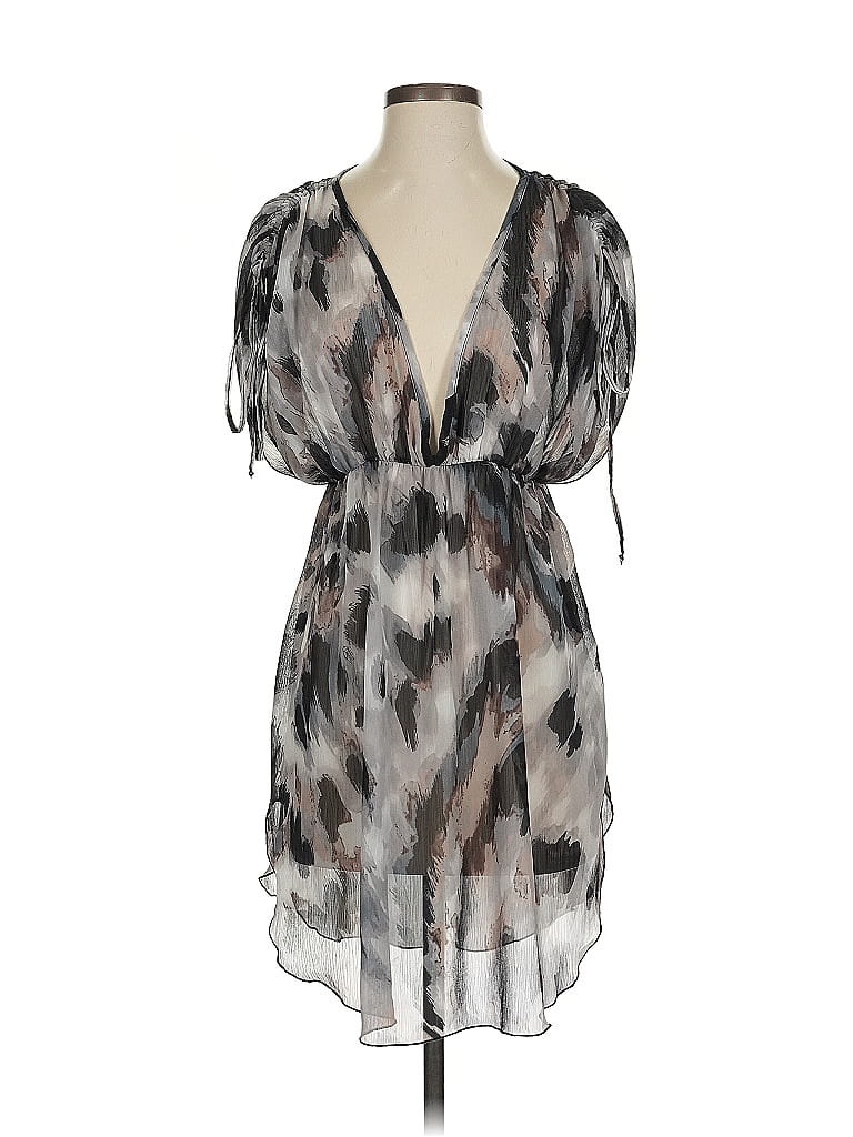 Pre-owned Elif For Jordan Taylor Cocktail Dress In Gray