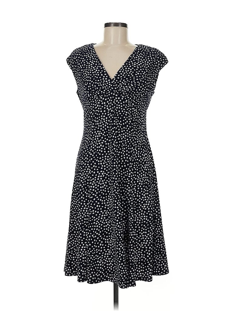 Pre-owned Chaps Casual Dress In Black