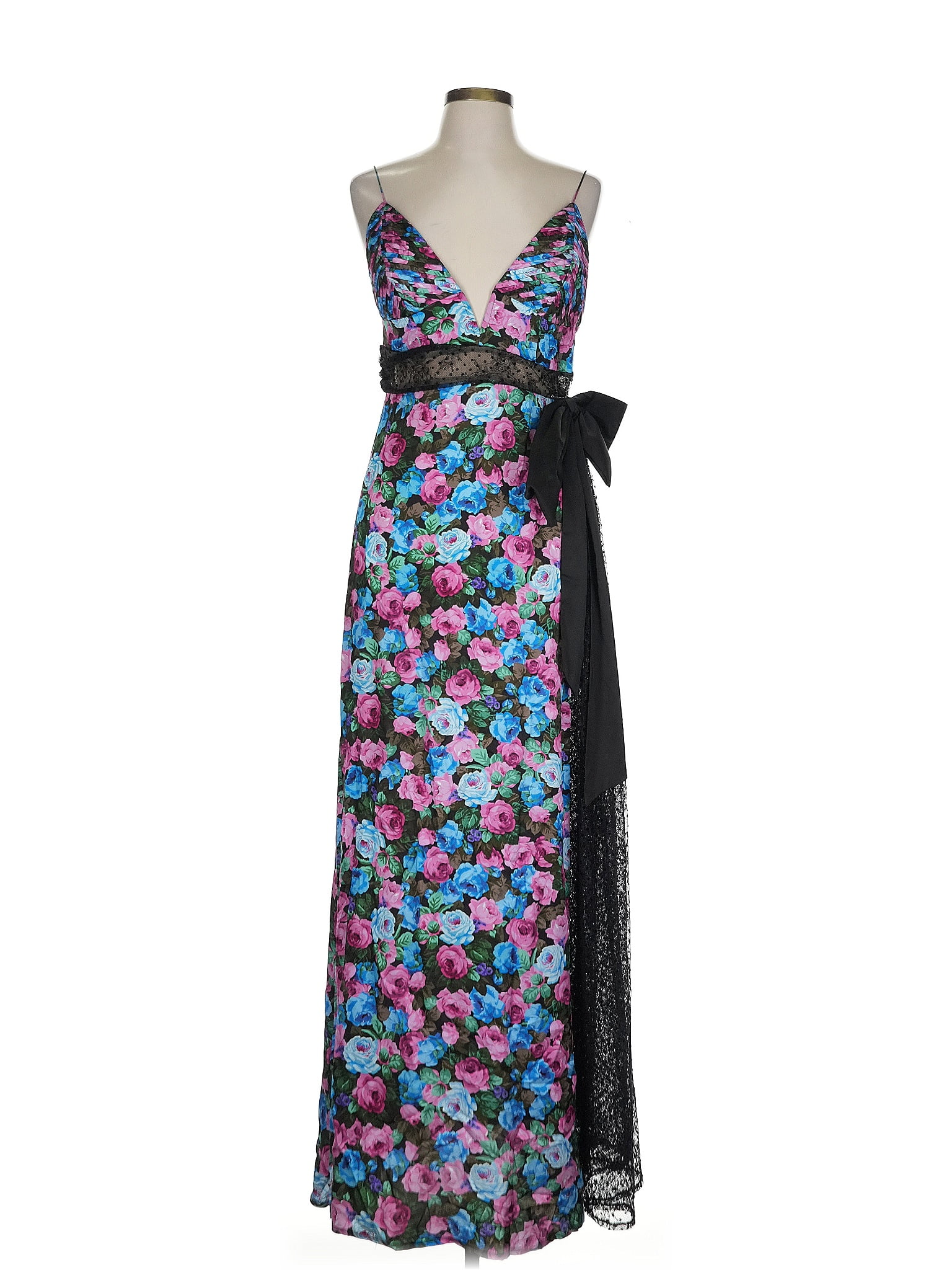 For Love &amp; Lemons Blue Cocktail Dress Size L