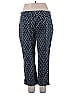 Ann Taylor Factory Polka Dots Blue Casual Pants Size 16 - photo 2