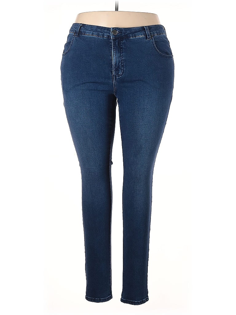 Universal Standard Blue Jeggings Size 20 - photo 1