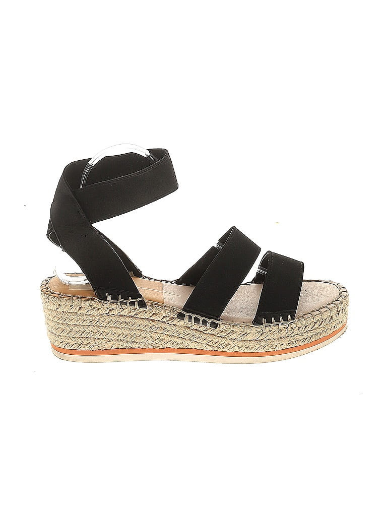 dolce vita black wedges