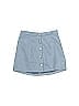Forever Solid Blue Denim Skirt Size 9 - photo 1