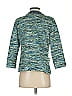 Chico's 100% Polyester Tweed Blue Green Blazer Size Sm (0) - photo 2