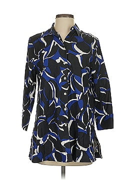 Chico's 3/4 Sleeve Button-Down Shirt (view 1)