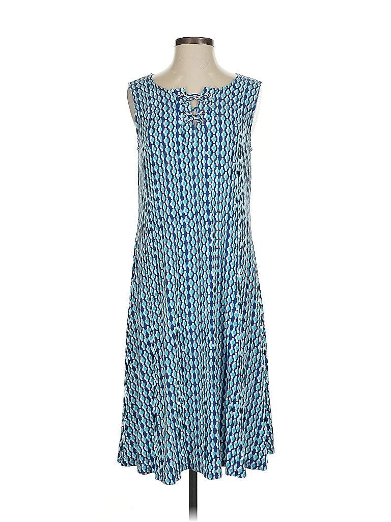 Click to view more detailed imagery on our partner's website Pre-owned Chico's Casual Dress In Blue