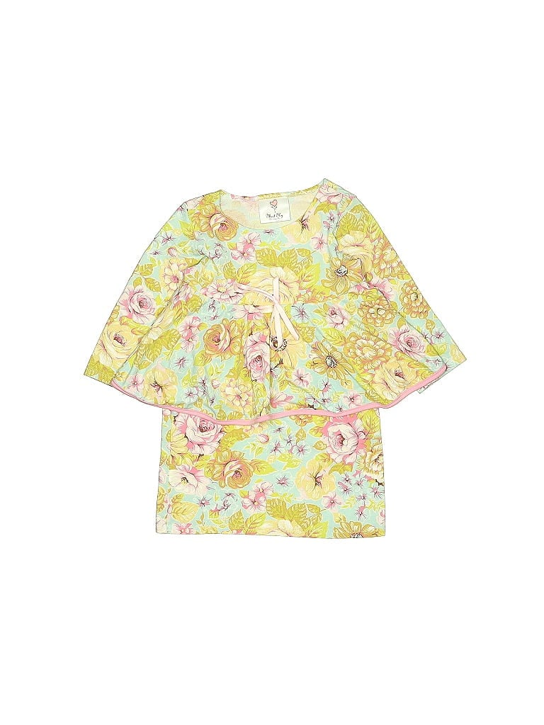 Mad Sky 100% Cotton Yellow Dress Size 4T - photo 1